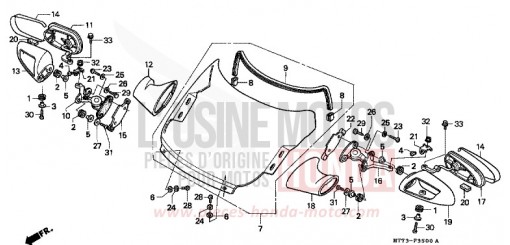 WIND SCREEN/BACK MIRROR NR750N de 1992